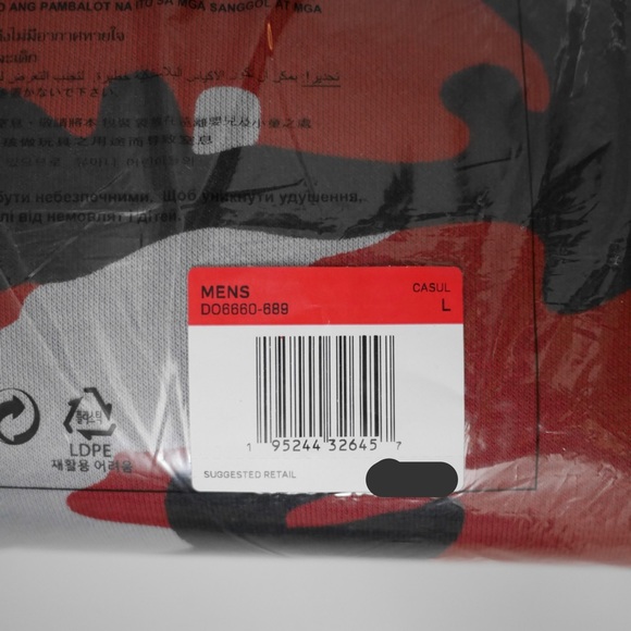 SUPREME/ NIKE ARC CREWNECK RED CAMO/ SIZE LARGE SS22 WEEK 14/ (IN HAND A… - Picture 9 of 10